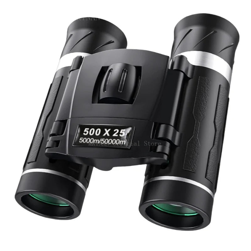 "500-25 HD Zoom Fernglas für Camping, Jagd & Outdoor-Sport - Wasserdicht, Faltbar & Kompakt mit BAK4-Prisma"