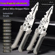 "Multifunktionaler Drahtschneider und Hardware-Werkzeug - 26 in Einem, aus rostfreiem Nickel-Chrom-Stahl"