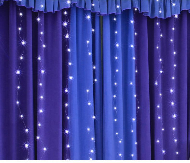 Lichterkette aus Kupferdraht mit Fernbedienung