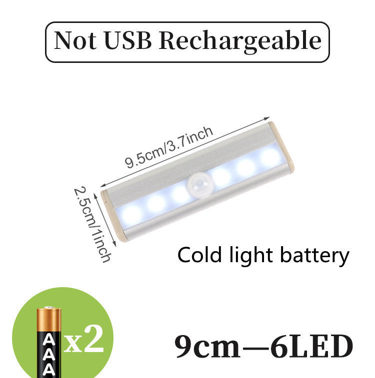"LED Sensorleuchtleiste – Präzise Bewegungserkennung, Automatische Beleuchtung, Energieeffizient und Einfache Montage"