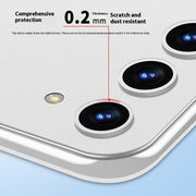 "Ultradünne Wärmeableitung Handyhülle, Transparent Weiß, Rundum-Schutz, Stoßfest, Anti-Fall für Samsung"