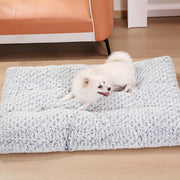 "Komfortables Hunde Bett aus Samtrosa mit Extra Weicher Baumwollfüllung und Waschbar"