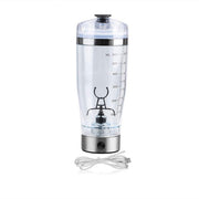 "Elektrischer Eiweiß-Shake-Mixer USB, Tragbarer Milch-Kaffee-Blender, Fitness-Sportflasche 600ml, Leicht zu Reinigen, Perfekt für Unterwegs"