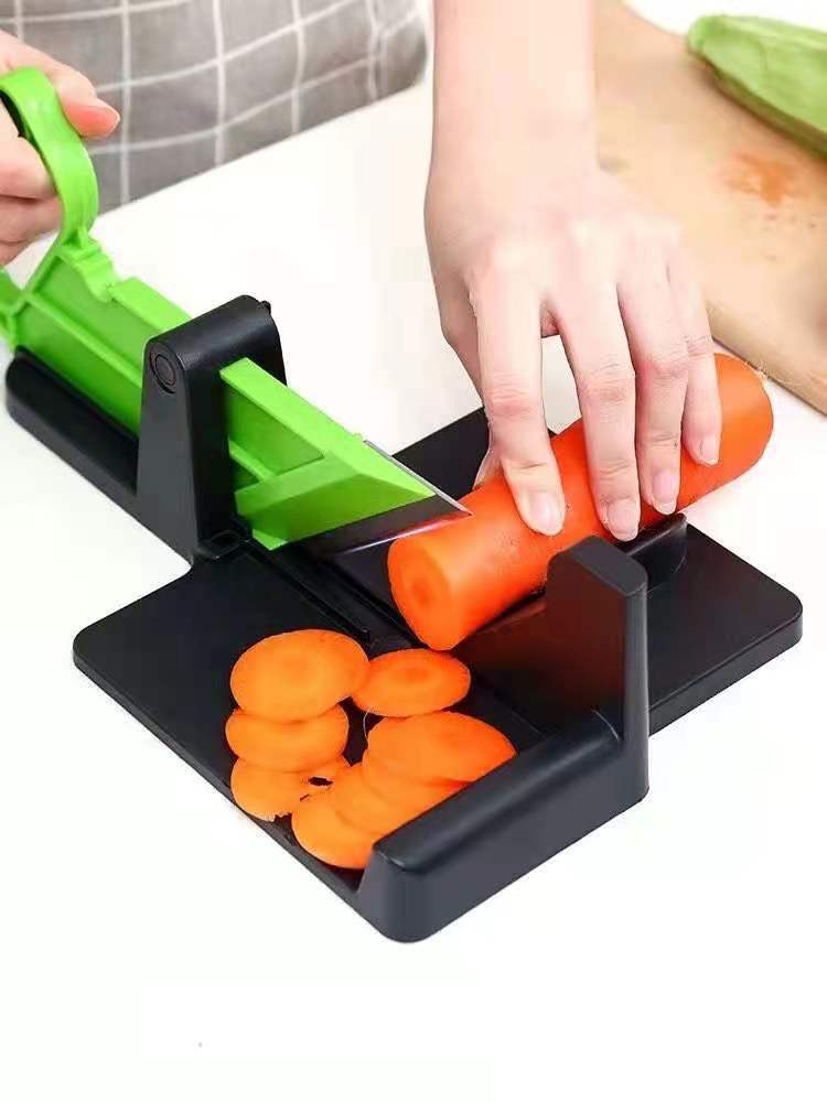 "Multifunktionale Gemüseschneidemaschine - Rostfreier Stahl, Modernes Design - Ideal für Karotten und Kartoffeln, Küchenzubehör"