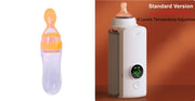 "Tragbarer, Kabelloser Babyflaschenwärmer mit USB-Ladefunktion – Konstante 42°C Milchtemperatur, Lange Akkulaufzeit, Universal Flaschenpassform"