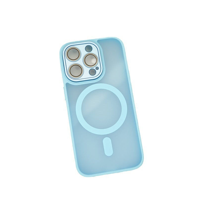 "JD Magnetische Matte Handyhülle - Rundum-Schutz, Sturzsicher, Anti-Fingerabdruck, Kompatibel mit iPhone Modellen"