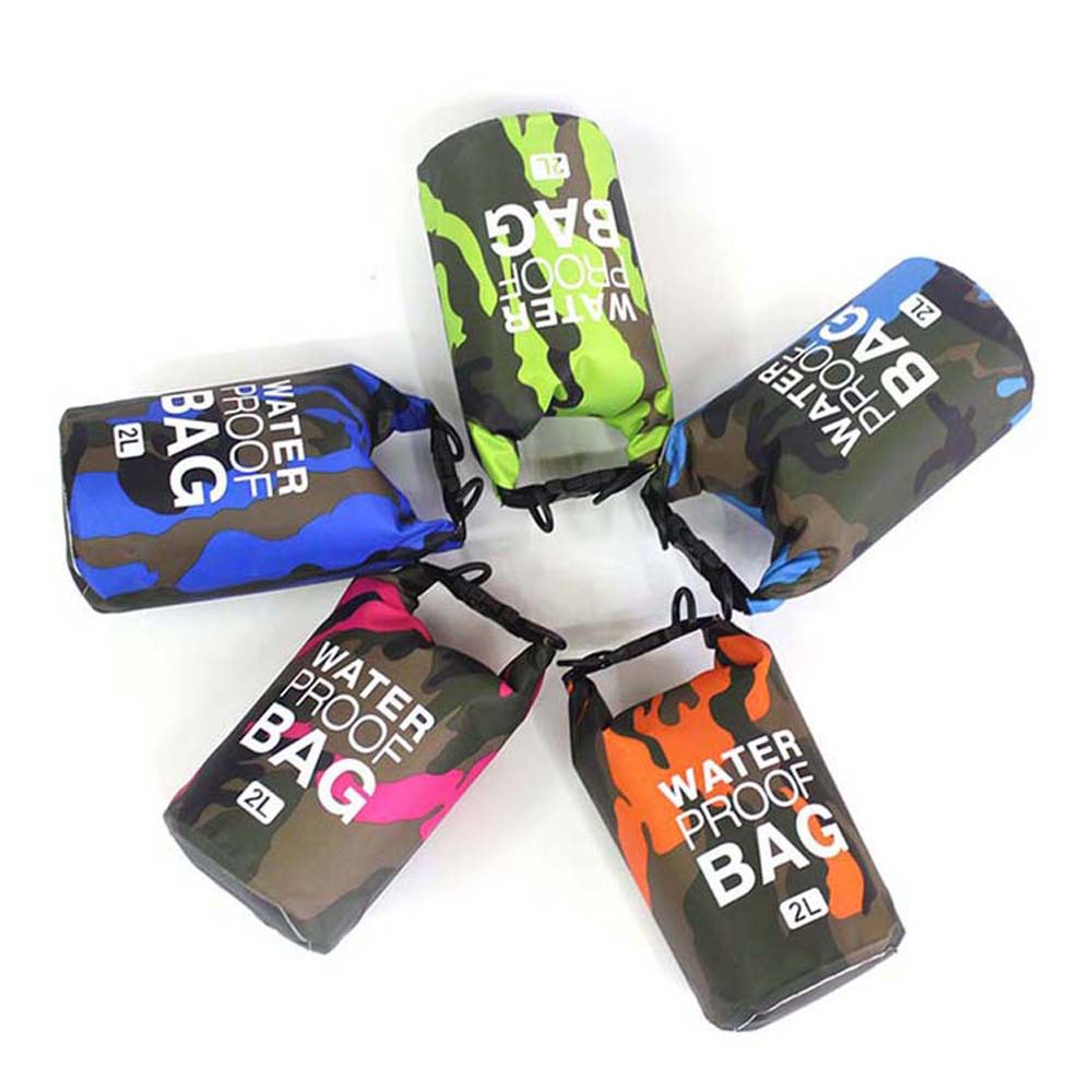 "Multifunktionale Wasserdichte Tasche, Leicht & Tragbar, Camouflage Polyester PVC, Outdoor Survival, Verschiedene Größen"