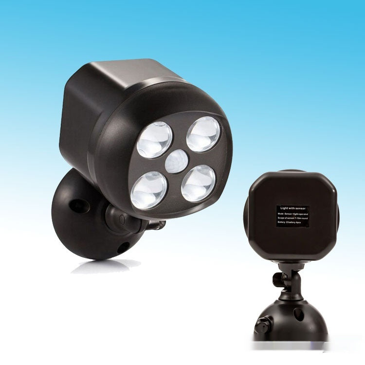"Eulenförmige Garage-Licht 4LED Ultra Hell - Automatische Aktivierung, Energieeffizient & Wetterfest"