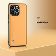 "Premium Kunstleder Schutzhülle für Apple iPhone - Stoßfest & Hitzeableitend - In Vielfältigen Farben und Stilen"
