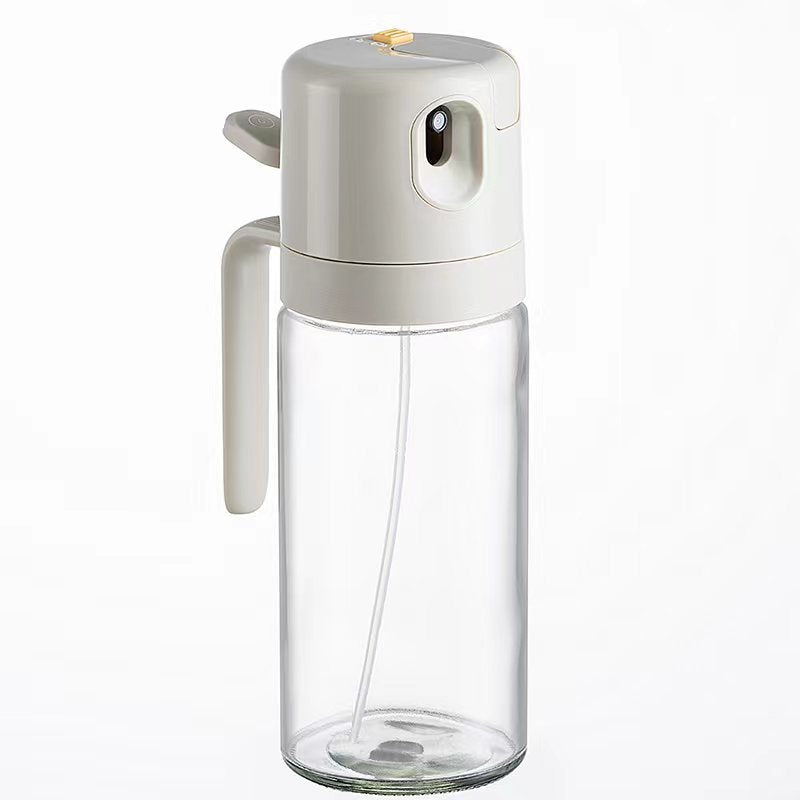 2-in-1-Ölsprühflasche BBQ-Kochölspender Olivenöl-Ausgießer Sprühflasche Küchen-Backölzerstäuber Essigflasche