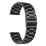 "Vielseitige Edelstahl Armbanduhr mit Drei-Perlen-Stahlband in Verschiedenen Farben - 20mm Interface Größe"
