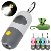 "LED-Leuchten Haustier Kotbeutelspender - Leicht zu Zerreißen, Dicker & Auslaufsicher - Ideal für Hunde & Katzen - Tragbar und Praktisch für Reisen"