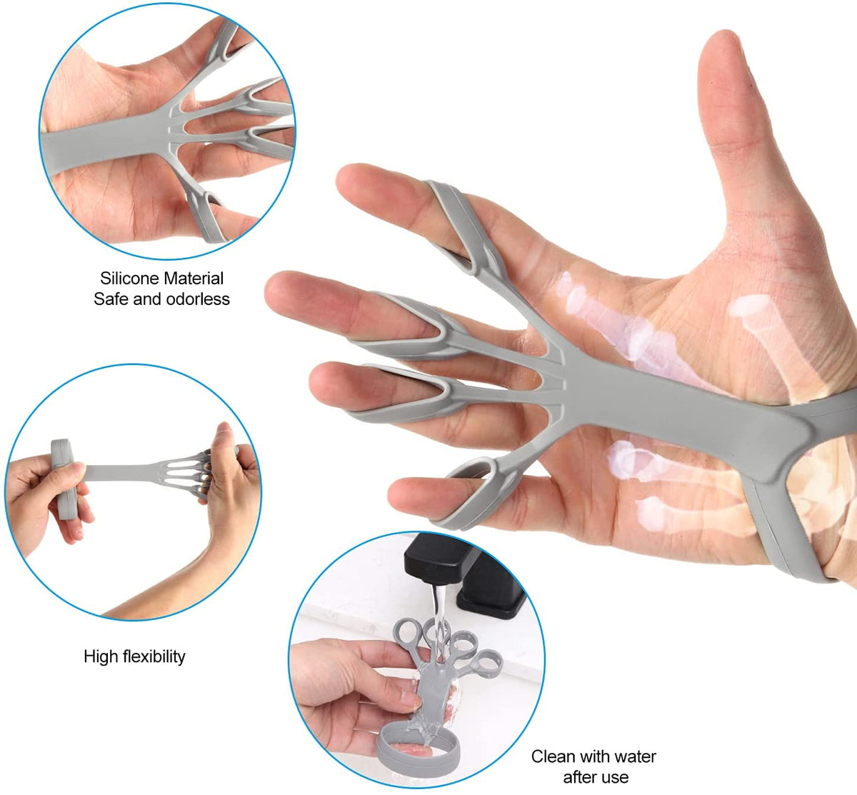 "Silikon Fingertrainer für Arthritis - Stärkt und Rehabilitiert, Linderung von Schmerzen, Geeignet für Alle Altersgruppen, Hochwertig und Langlebig"