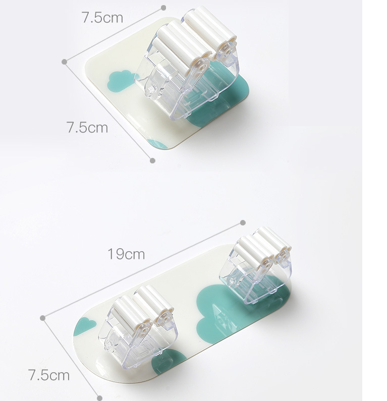 Badkamer Organizer Cloud Mop Clips Bezem Magic