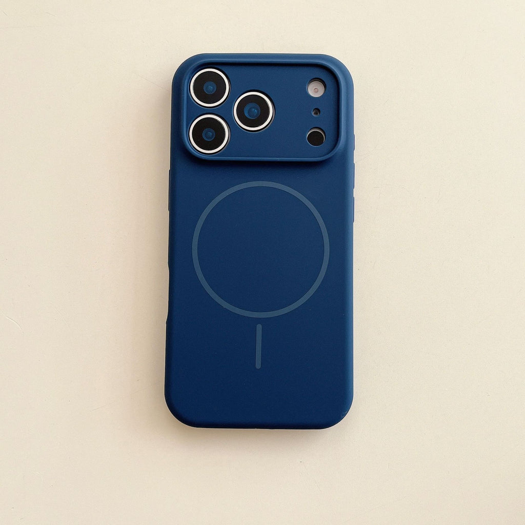 "Präzisionsgeschnittene Vollabdeckung Silikon Handyhülle mit Magnetverschluss - Stoßfest, Kratzfest für iPhone 17 Modelle"