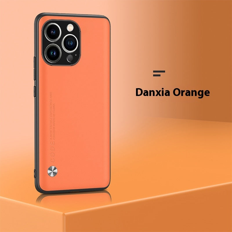 "Premium Kunstleder Schutzhülle für Apple iPhone - Stoßfest & Hitzeableitend - In Vielfältigen Farben und Stilen"