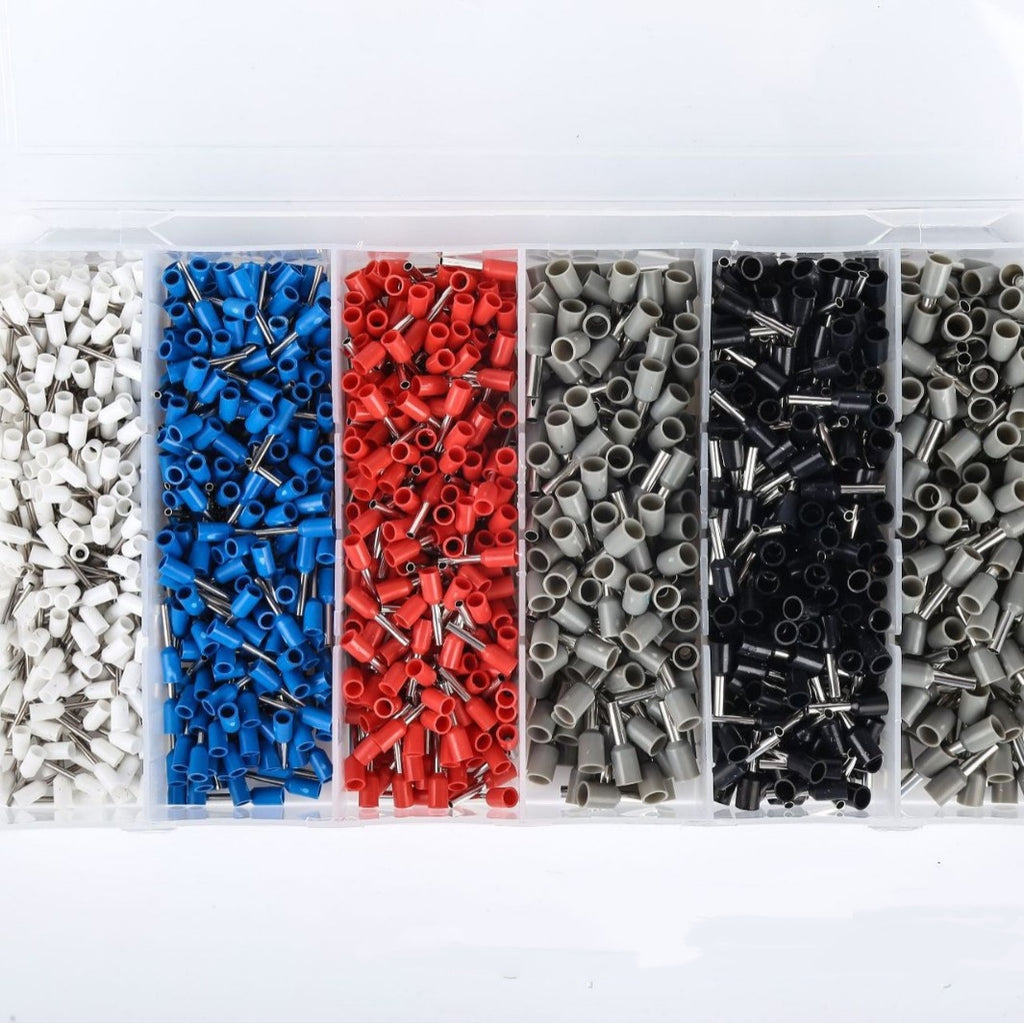 "Professionelles Kabelbinder-Pistole, Nadeltyp-Klemmenzange & 1500PCS Silber Rohrklemmen-Set, Werkzeugstahl, 0.25-10mm² Kapazität"