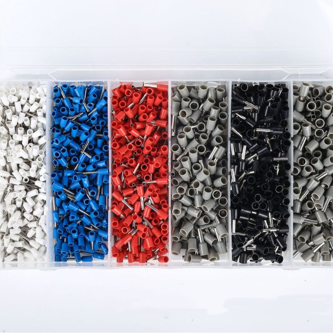 "Professionelles Kabelbinder-Pistole, Nadeltyp-Klemmenzange & 1500PCS Silber Rohrklemmen-Set, Werkzeugstahl, 0.25-10mm² Kapazität"
