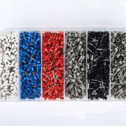 "Professionelles Kabelbinder-Pistole, Nadeltyp-Klemmenzange & 1500PCS Silber Rohrklemmen-Set, Werkzeugstahl, 0.25-10mm² Kapazität"