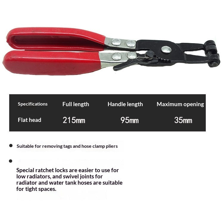"Haushalts-Auto-Wasserrohr Gerade Klemmzange aus Chrom-Vanadium-Stahl - Ratschenverriegelung für den Automobilbereich (Verpackt)"