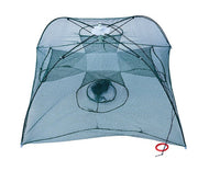 "Robustes Automatisches Fischernetz - Faltbare Nylon Krabbenfalle mit 4-20 Löchern - Ideal für Smelt, Aal, Krabben & Mehr"