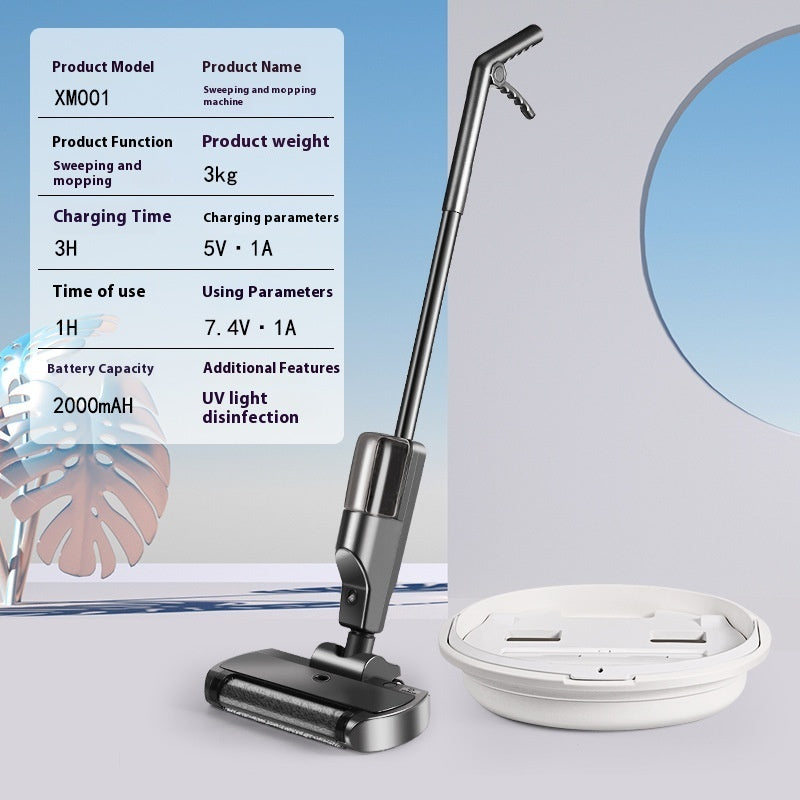 "Kabellose Smart Home Waschmaschine, Handbetrieben, USB-Antrieb, DC-Motor, 10W, 550ml Kapazität - XM001A in Silbergrau & Weiß"