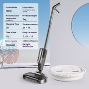 "Kabellose Smart Home Waschmaschine, Handbetrieben, USB-Antrieb, DC-Motor, 10W, 550ml Kapazität - XM001A in Silbergrau & Weiß"