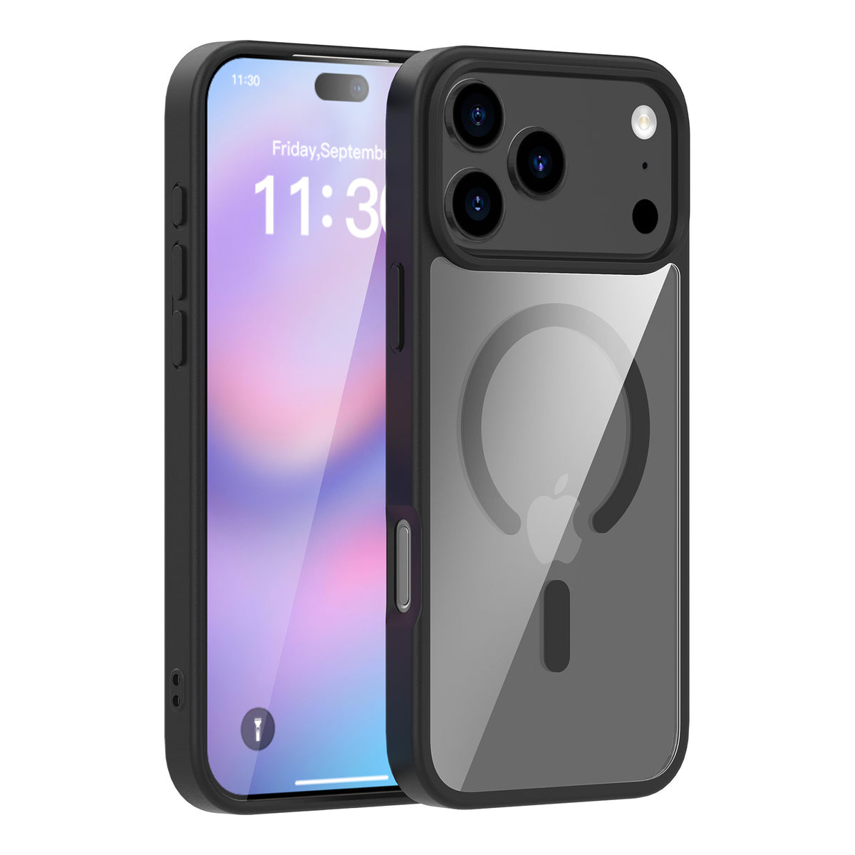 "Attraktive, Stossfeste Silikon Handyhülle, Transluzent & Magnetisch - Kompatibel mit iPhone 17 Modelle"