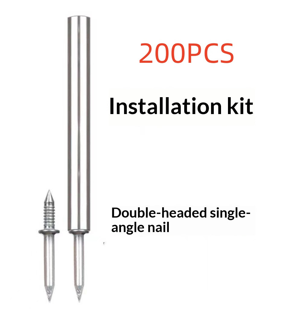 "Premium Hochkohlenstoffstahl Doppelseitige Nahtlose Kante Hornnägel - 50/100/200 Stück Pakete mit Installationswerkzeug"