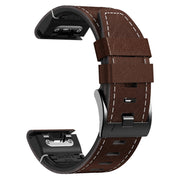 "Premium Lederarmband 22-26mm in Schwarz, Braun, Kaffee - Geschäftsstil, perfekt für jede Uhr"