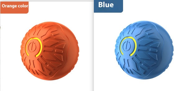 "Interaktiver Leuchtender Hundespielball - Automatischer Elektro Sprungball für Haustiertraining, Zahnreinigung und Muskelübung - Robuste Gummimaterial, Sicher für Aggressive Kauer"