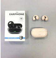 "Premium TWS Bluetooth 5.3 Headset - Komfortables Tragen, Nicht im Ohr, Sportliches Knochenleitung, Wasserdicht & Unterstützt Musik - Schwarz/Weiß"