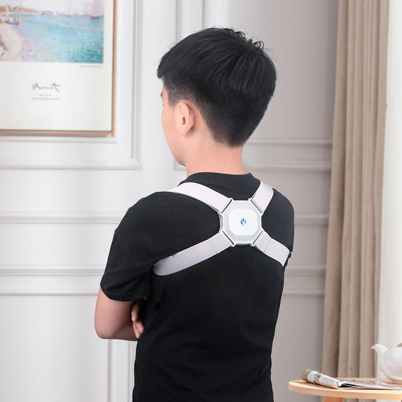 Intelligenter Haltungskorrektor, verstellbar für Kinder und Erwachsene, Buckel- und Rückenkorrekturgürtel, Echtzeit-Haltungsbewertung und -Training