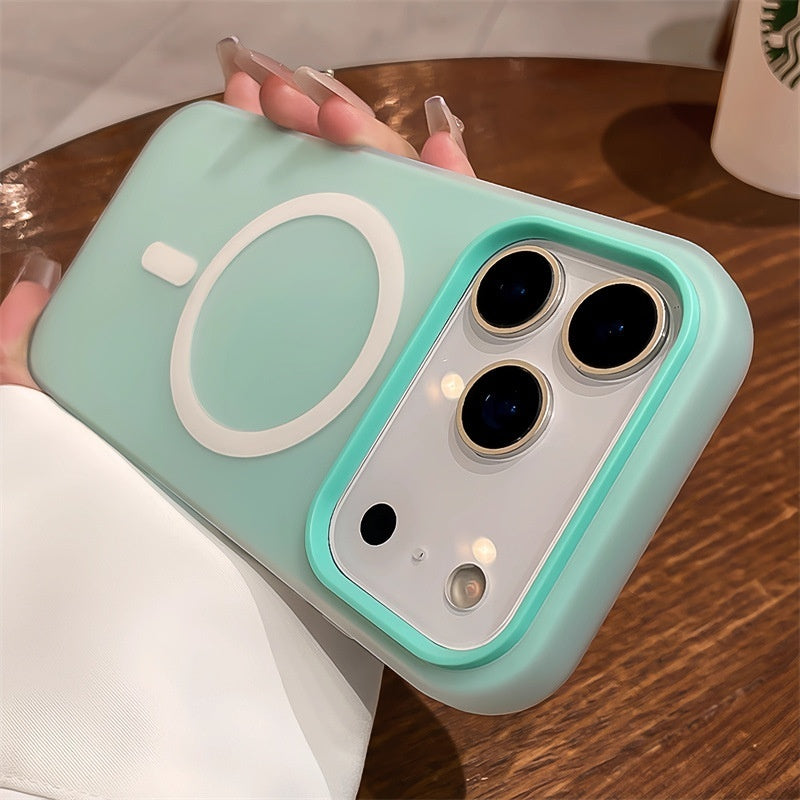 "2-in-1 Magnetische Rutschfeste Handyhülle für iPhone 17 Pro Max, Stoßfest und Kratzfest, Mattes Design in Vielfältigen Farben"