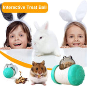 "Interaktives Haustier-Spielzeug: Hundesnack-Ball und Katzenfutter-Dispenser aus Gesundheitsfreundlichem Material, Mehrfunktionaler Fütterer, Einzigartiges Wackeldesign für Alle Hunde- und Katzengrößen"