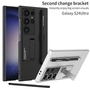 "Schutzhülle für Samsung mit Stiftfach, Mattes Einzelfarben-Design, Stoßfester Hart-PC - inklusive Stift"