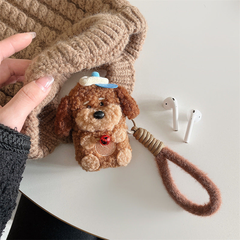 Plüsch-Teddy-Hülle für kabellose AirPods