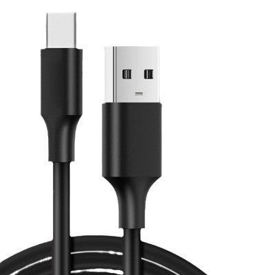 "Hochgeschwindigkeits USB Typ-C Adapter für Schnellladung und Datenkabel - 1m Länge, PVC Material, Schwarz/Weiß"