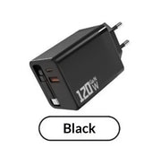 "120W GaN Schnellladegerät mit Integriertem Einziehbaren Kabel - Typ-C, Mehrfarben Optionen"