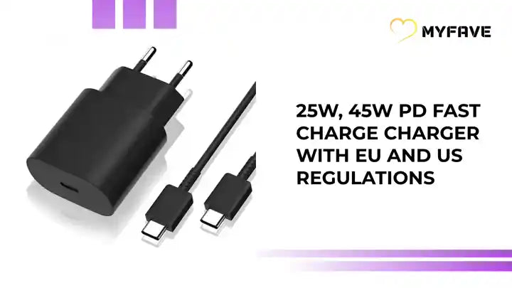 25W, 45W PD Fast Charge Charger With EU And US Regulations by@Outfy