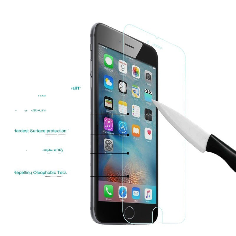 "Premium Gehärtetes Glas Halbbildschirm-Displayschutz für iPhone - Kratzfest, Anti-Fingerabdruck und Staubschutz"