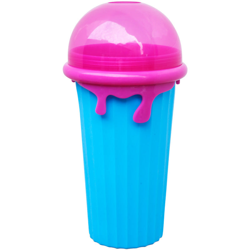 "Schnelle Einfrieren 500ml Slushy Maker Becher - Wiederverwendbare Sommer-Smoothie-Flasche mit Großer Kapazität, Magische Küchen-Gadget für Hausgemachte Säfte und Eiscreme"