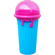 "Schnelle Einfrieren 500ml Slushy Maker Becher - Wiederverwendbare Sommer-Smoothie-Flasche mit Großer Kapazität, Magische Küchen-Gadget für Hausgemachte Säfte und Eiscreme"