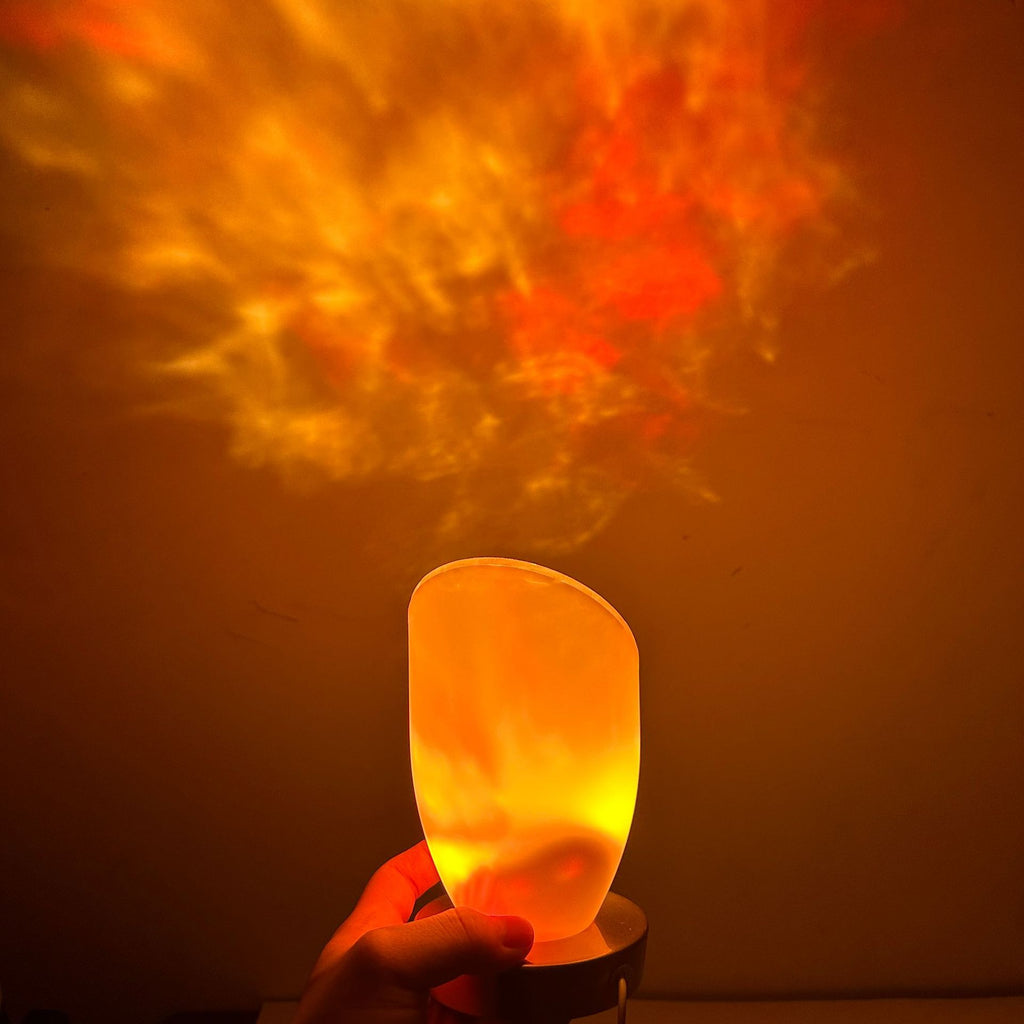 "Moderne und Einfache Acryl-Metall Tischlampe mit Wasserwellen-Atmosphäre, Drei Farben Steckertyp, Spannung ≤ 36V"
