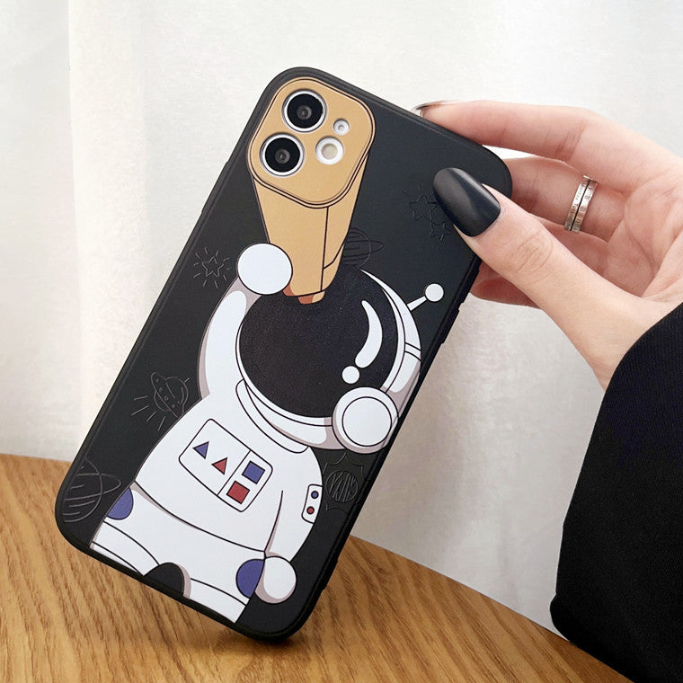 "Feine Loch All-Inclusive FE Cartoon Weiche Hülle, Seitlich Bedruckt, Kompatibel mit Samsung"