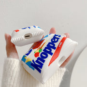 "Kreativer Keks AirPods Pro Hülle Silikonhülle - Kompatibel mit Apple, Für AirPods 1/2 und Pro/3 Generation, Oreo-Farbe mit Haken"