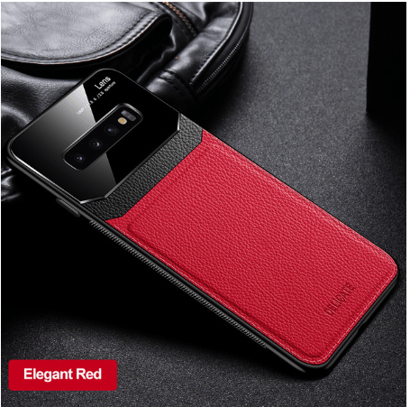 For S20 Case Leather Glass Shockproof Cover