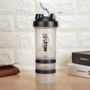 "Umweltfreundlicher Protein Shaker Becher 600ML - Doppelwandig, Hochtemperaturbeständig, Auslaufsicher"