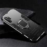 "Stilvolle Iron Man Magnetische Handyhülle aus PC+Metall für Samsung - Einfarbig, Injektionsverfahren"