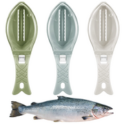 "Praktischer Fischschuppenentferner: Schnelle und saubere Küchenhelfer mit Deckel, handlich & hygienisch, ideal für das tägliche Kochen - Lebensmittelecht AS und ABS"